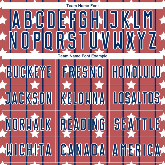 And Royal-White Uniform Sublimation Red Soccer Stripes Custom Stars Jersey