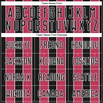 Jersey Neon Sublimation Custom Sports Pinstripe Line Soccer Uniform Black Pink-White