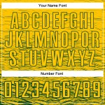 Custom Jersey Uniform Yellow Green Sublimation Soccer