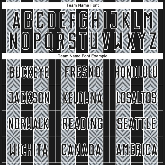 Soccer Jersey Black Pinstripe Silver-White Uniform Sports Sublimation Custom Line