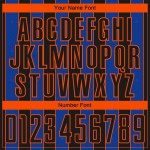 Blue-Orange Sublimation Uniform Thunder Jersey Pinstripe Sports Black Soccer Line Custom Blue-Orange Sublimation Uniform Thunder Jersey Pinstripe Sports Black Soccer Line Custom