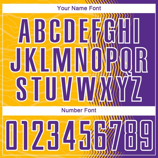 Custom Soccer Jersey Uniform Purple-White Gold Arrow Gradient Sublimation