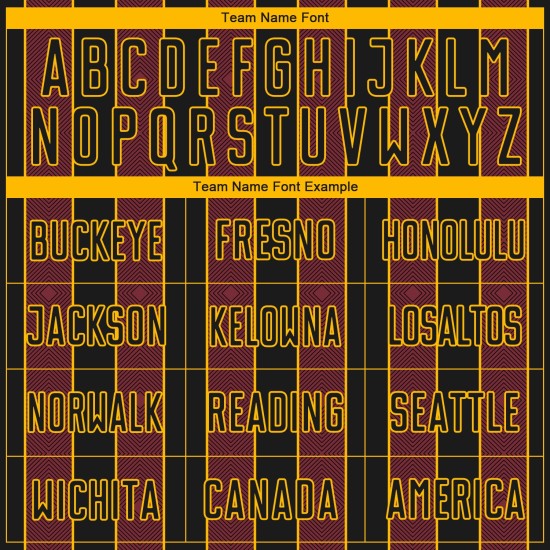 Burgundy-Gold Sports Soccer Custom Jersey Line Pinstripe Sublimation Uniform Black