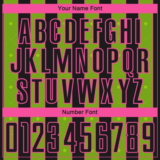 Soccer Sublimation Green-Pink Neon Pinstripe Custom Jersey Uniform Line Black Sports