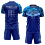 Soccer Sublimation Jersey Royal-Light Royal Uniform Blue Custom
