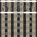 Sports Custom Pinstripe Uniform Gold-White Jersey Soccer Vegas Sublimation Line Black