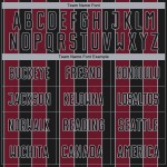 Custom Pinstripe Soccer Uniform Jersey Black Crimson-Gray Line Sports Sublimation