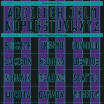 Sports Uniform Jersey Black Custom Soccer Pinstripe Line Sublimation Purple-Teal