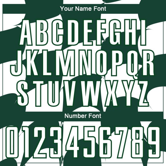 Uniform Soccer Custom Green Plaid White Jersey Sublimation