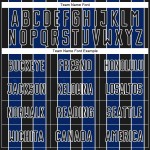 Black Uniform Royal-White Soccer Sports Custom Line Pinstripe Sublimation Jersey