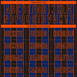 Royal-Orange Jersey Black Uniform Sports Sublimation Pinstripe Custom Soccer Line