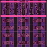 Purple-Pink Uniform Custom Sports Black Line Jersey Soccer Pinstripe Sublimation