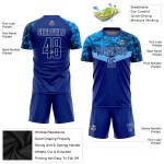 Soccer Sublimation Jersey Royal-Light Royal Uniform Blue Custom