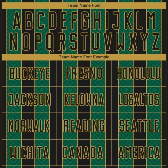 Uniform Gold Kelly Green-Old Jersey Black Custom Sublimation Line Sports Soccer Pinstripe