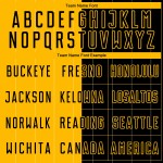 Black Pinstripe Custom Split Gold Soccer Fashion Sublimation Jersey Uniform