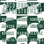 Uniform Soccer Custom Green Plaid White Jersey Sublimation