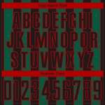 Custom Pinstripe Soccer Uniform Sublimation Kelly Jersey Sports Green-Red Line Black